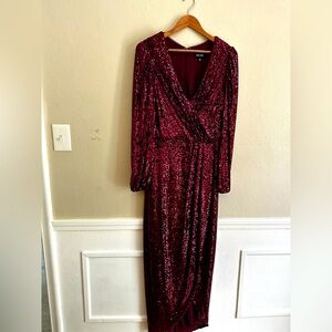 Xscape sequin dress